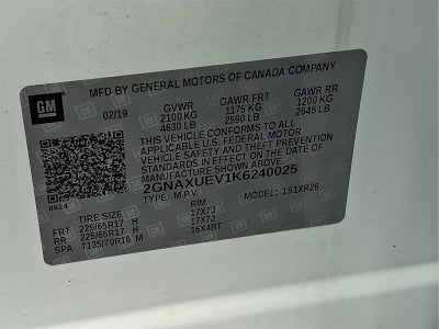 2019 Chevrolet Equinox LT