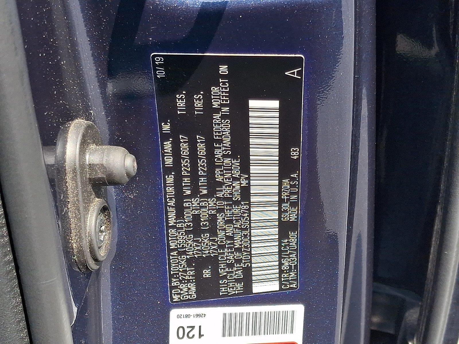 2020 Toyota Sienna XLE Premium