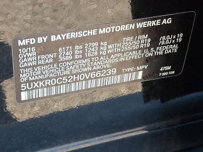 2017 BMW X5 xDrive35i