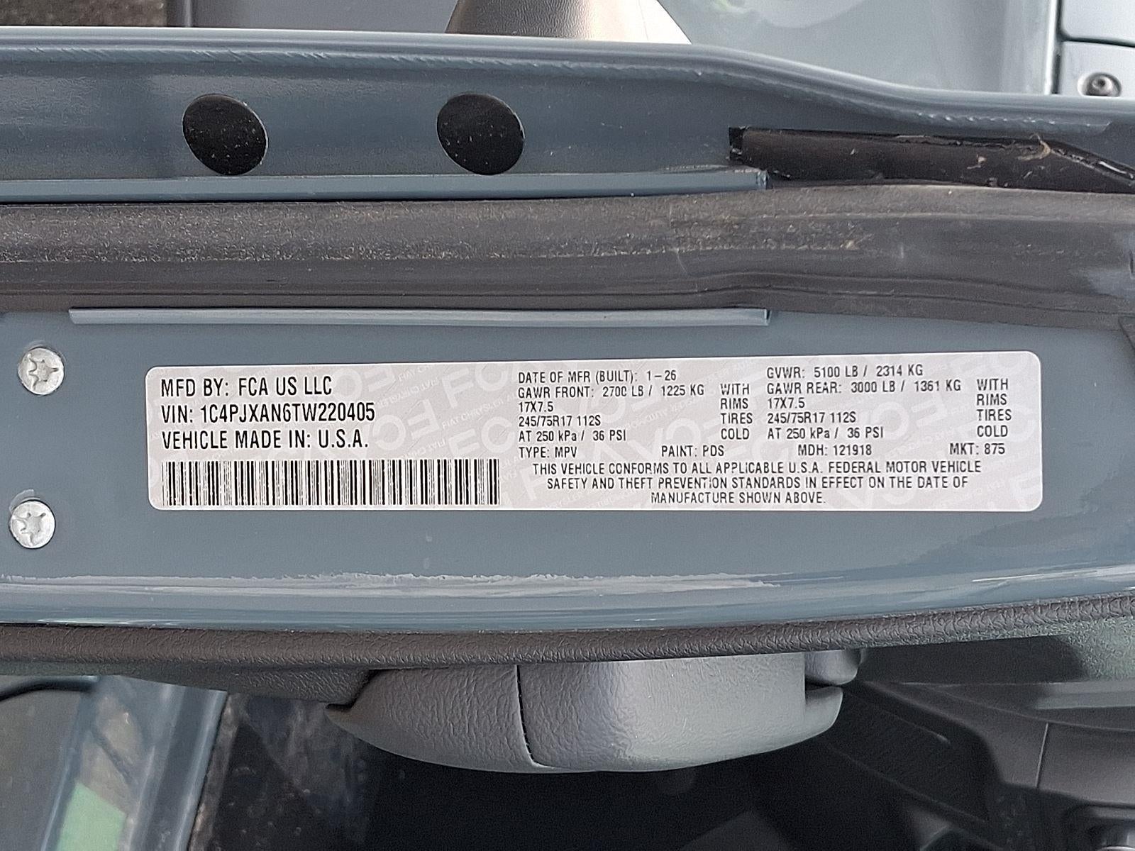 2026 Jeep Wrangler Sport