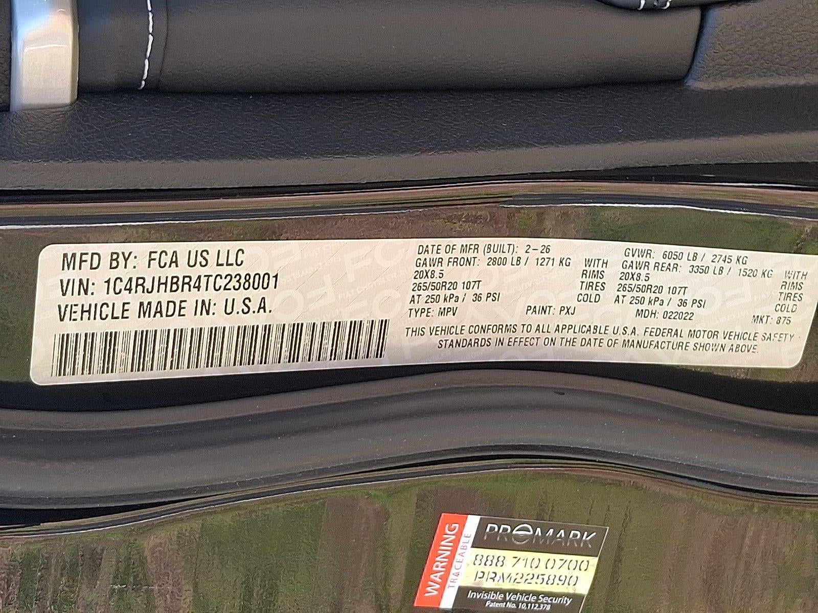 2026 Jeep Grand Cherokee Limited Reserve