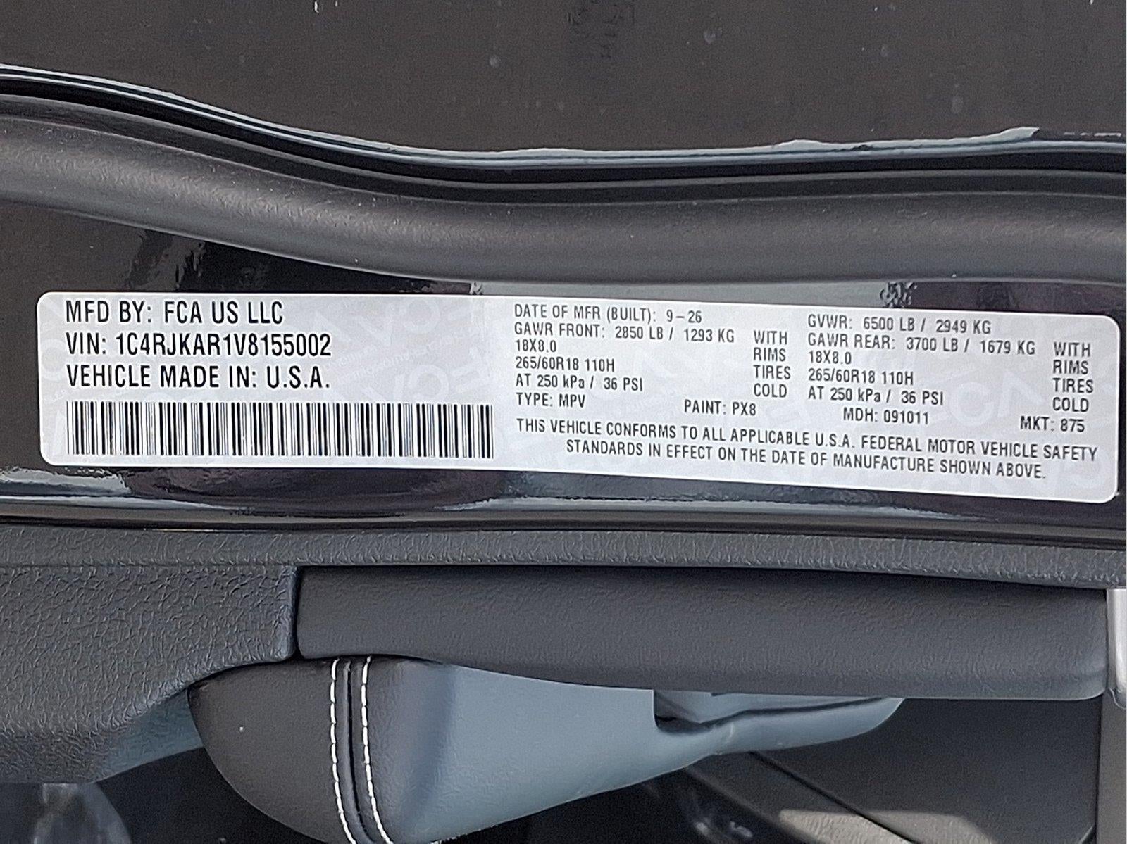 2027 Jeep Grand Cherokee L Laredo Altitude