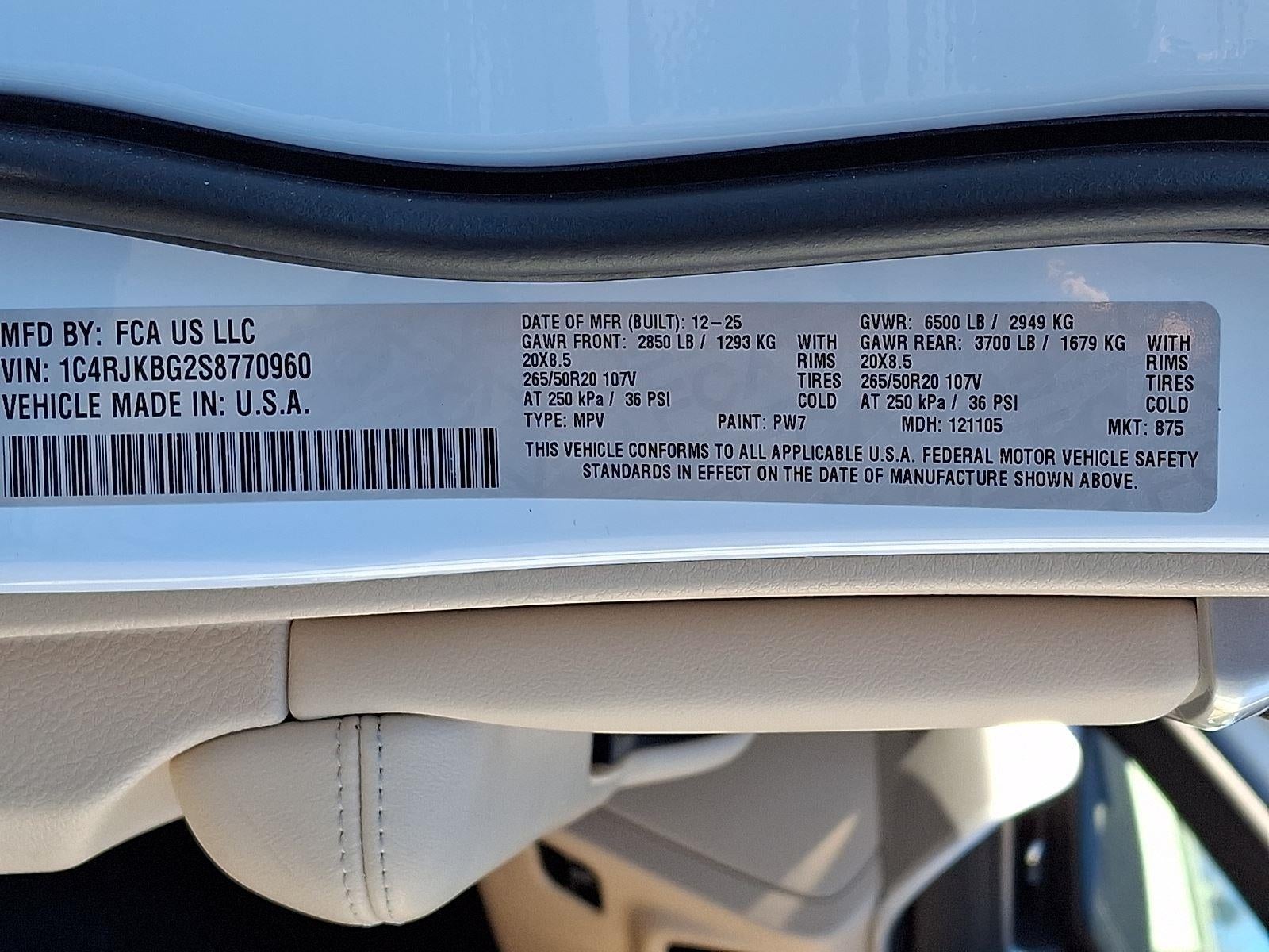 2025 Jeep Grand Cherokee L Limited