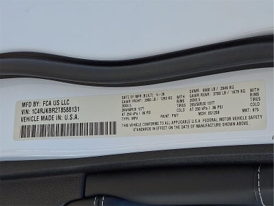 2026 Jeep Grand Cherokee L Limited Reserve