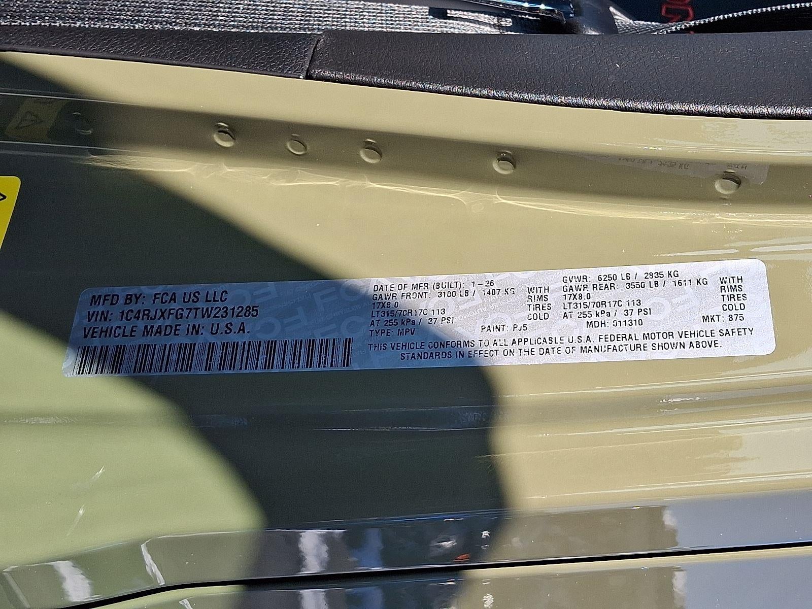 2026 Jeep Wrangler Rubicon X