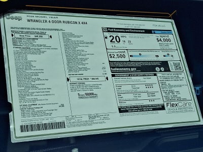 2026 Jeep Wrangler Rubicon X