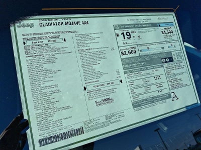 2026 Jeep Gladiator Mojave