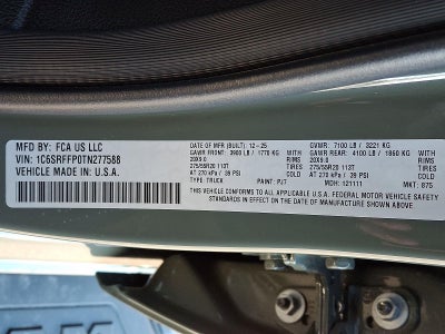 2026 RAM 1500 Big Horn