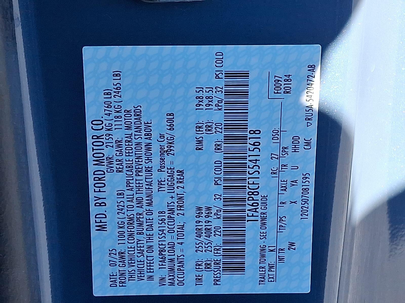 2025 Ford Mustang GT