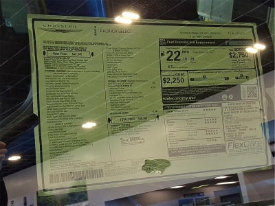 2026 Chrysler Pacifica Select