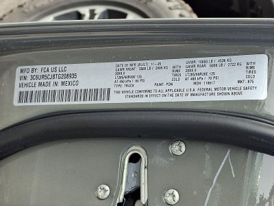 2026 RAM 2500 Warlock