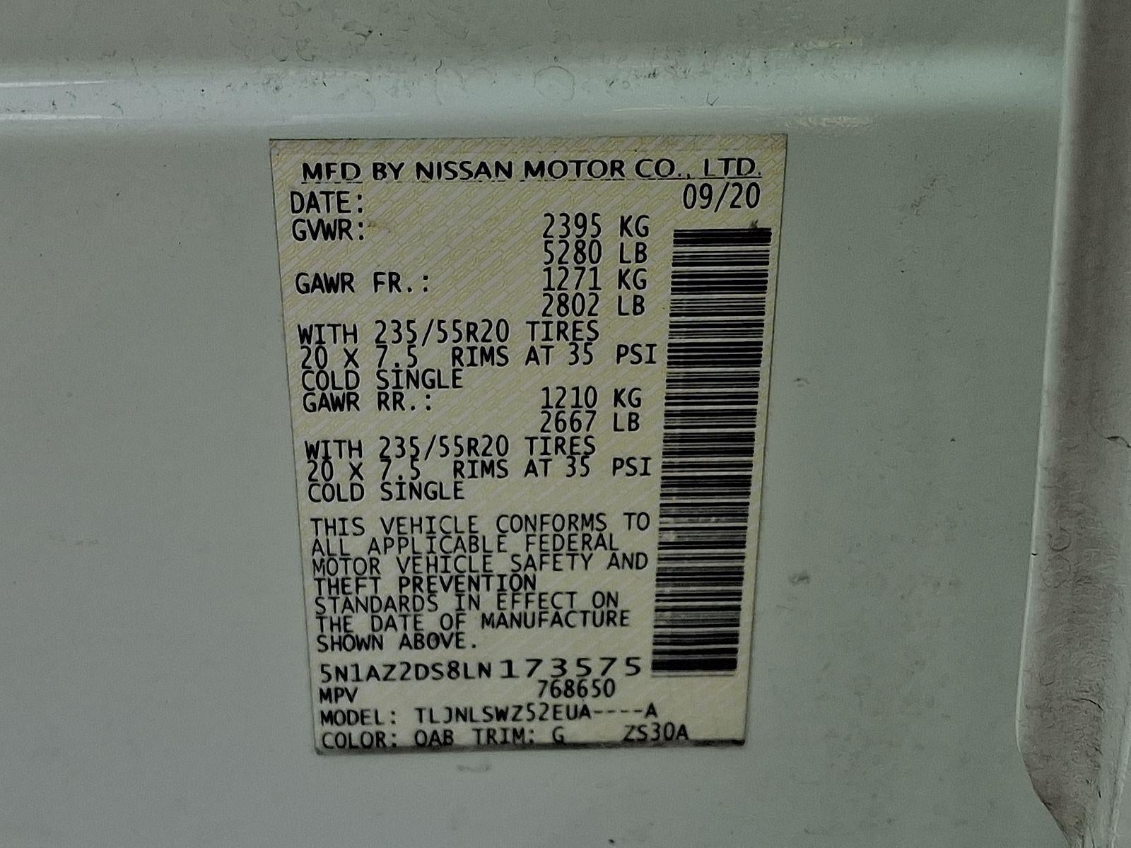 2020 Nissan Murano Platinum