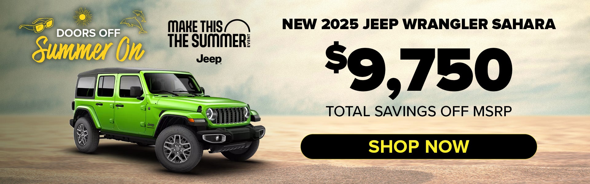 New 2025 Jeep Wrangler $9,750 Total Savings off MSRP