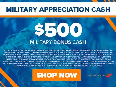 $500 Military Cash