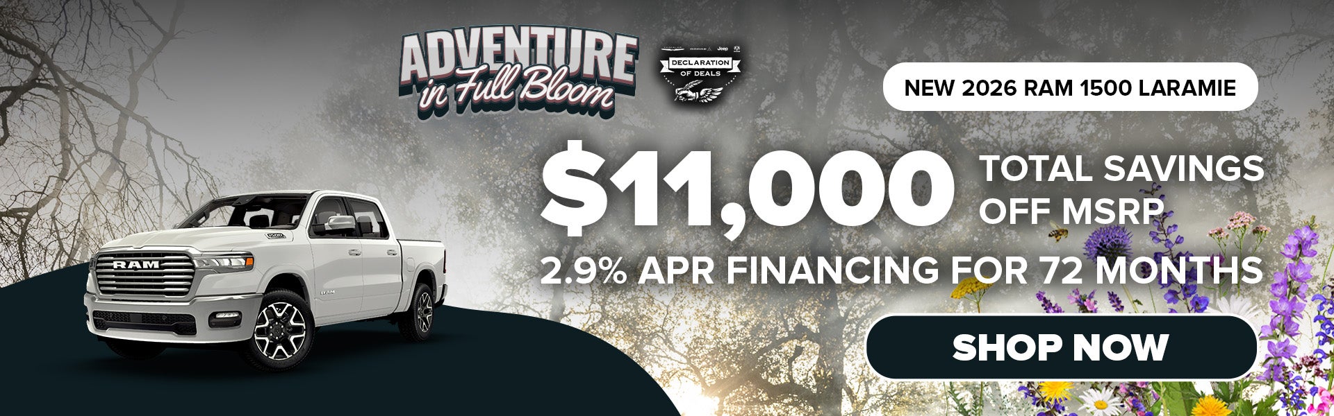 $11,000 off MSRP & 2.9% APR/72 Mo | 2025 Ram 1500