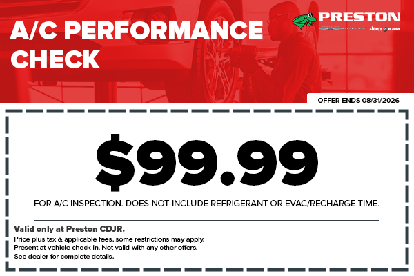 A/C Performance Check