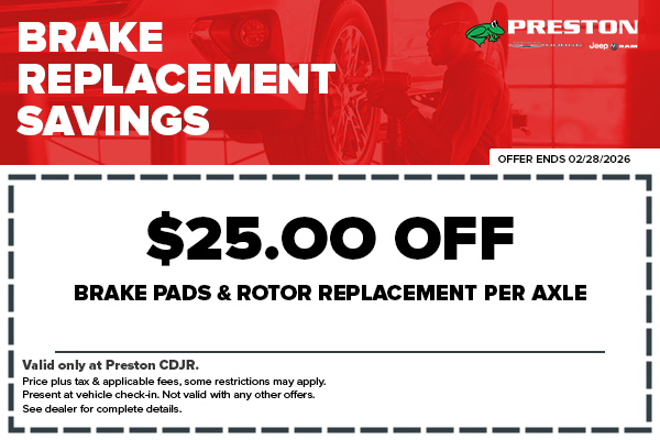 Brake Replacement Savings
