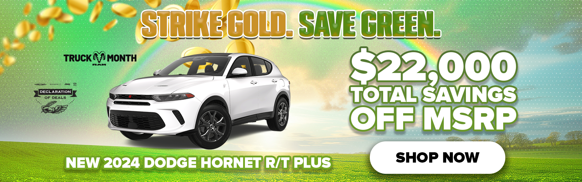 $22,000 off MSRP New 2024 Dodge Hornet R/T Plus