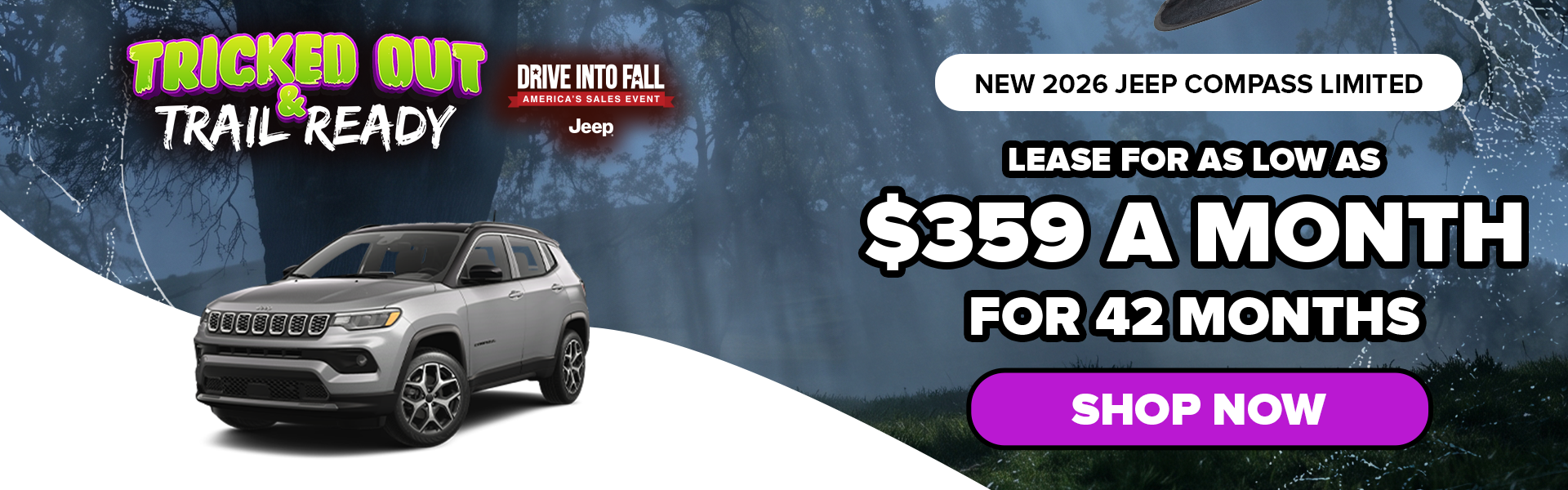 $359/Mo for 42 Mo | 2026 Jeep Compass