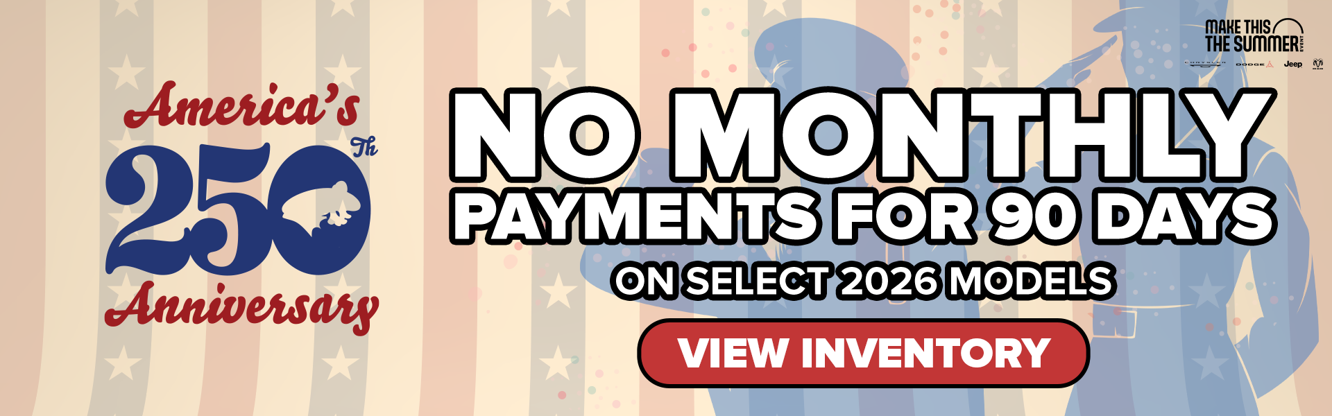 No Monthly Payments for 90 Days | Select 2026 Models